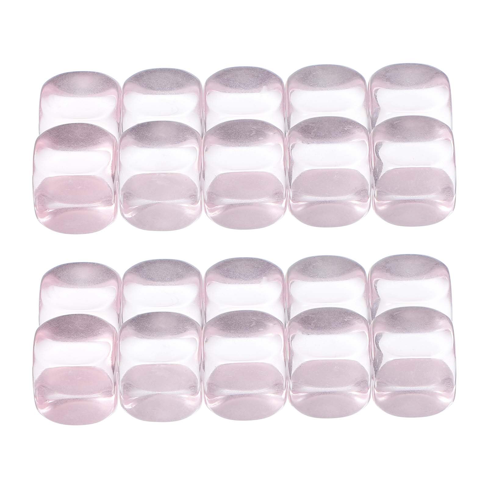 PATIKIL 16 mm Clear Acrylic Dice Blank