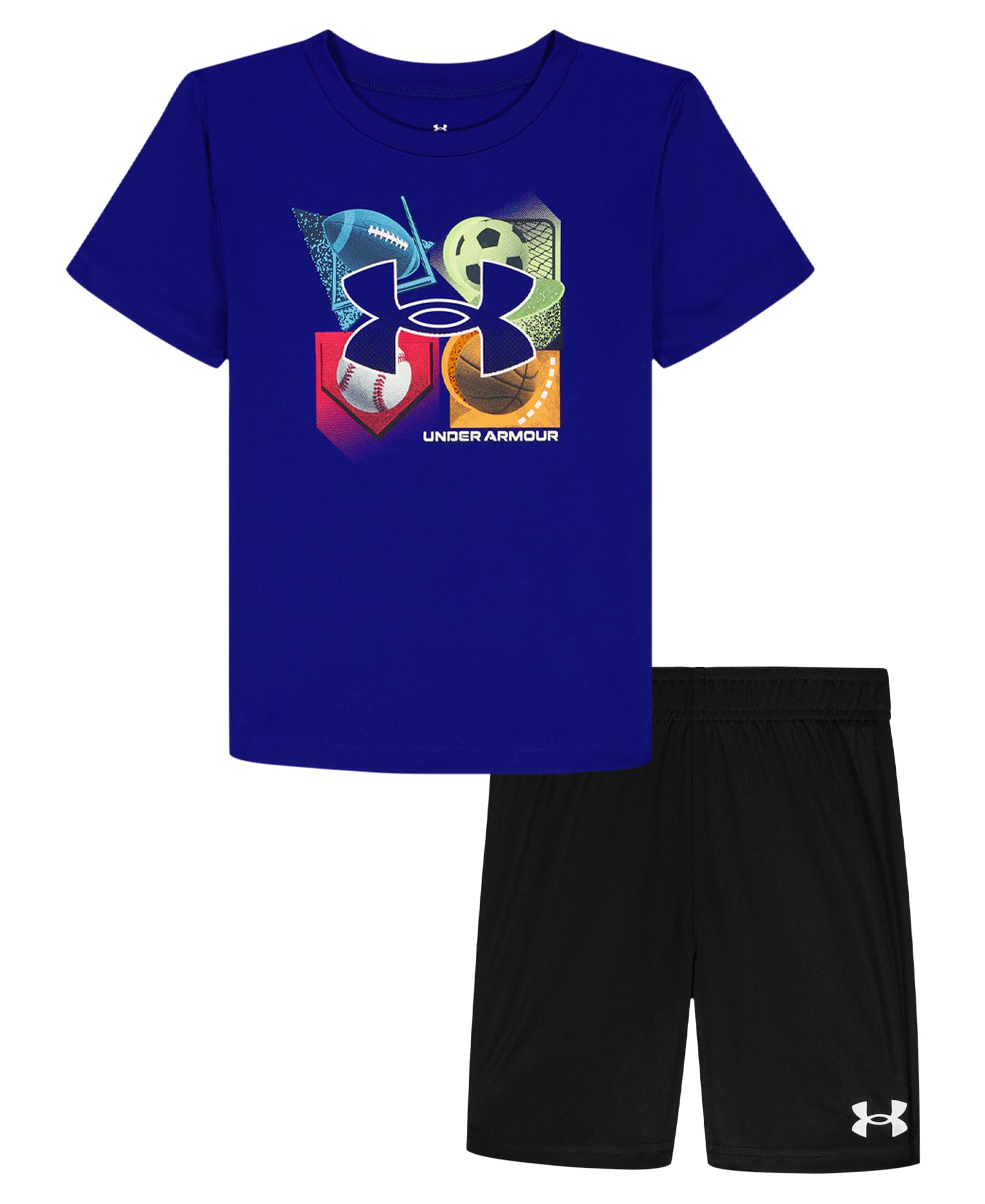 Under Armour Boys' 2-piece Short Sleeve Graphic T-Shirt and Shorts Set
