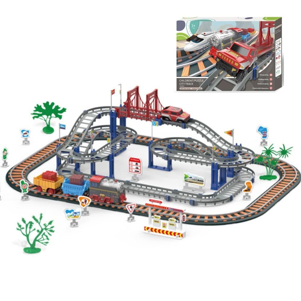 See full amazon price history chart for HAPPY HUES Vehicle Set Toy for Children - City Passenger Track & Parking Car Garage Toy set, Gifts for Boys Girls 3 4 5 (Style 08) HAPPY HUES Vehicle Set Toy for Children - City Passenger Track & Parking Car Garage Toy set, Gifts for Boys Girls 3 4 5 (Style 08) (B0CQWJ4Y2Y) Amazon Price History, Amazon Price Tracker