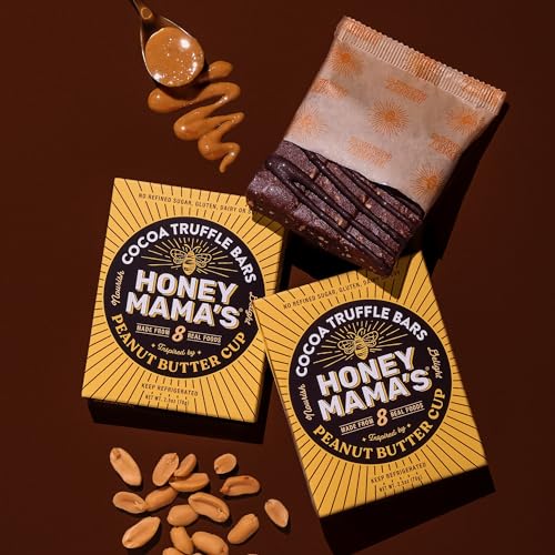 Honey-Mamas-Peanut-Butter-Cup-Cocoa-Truffle-Bars-No-Refined-Sugar-Gluten-Free-Dairy-Free-Soy-Free-Paleo-25-Ounce-3-Serving-Bar Honey Mamas Peanut Butter Cup Cocoa Truffle Bars No Refined Sugar Gluten Free Dairy Free Soy Free Paleo 25 Ounce 3 Serving Bar