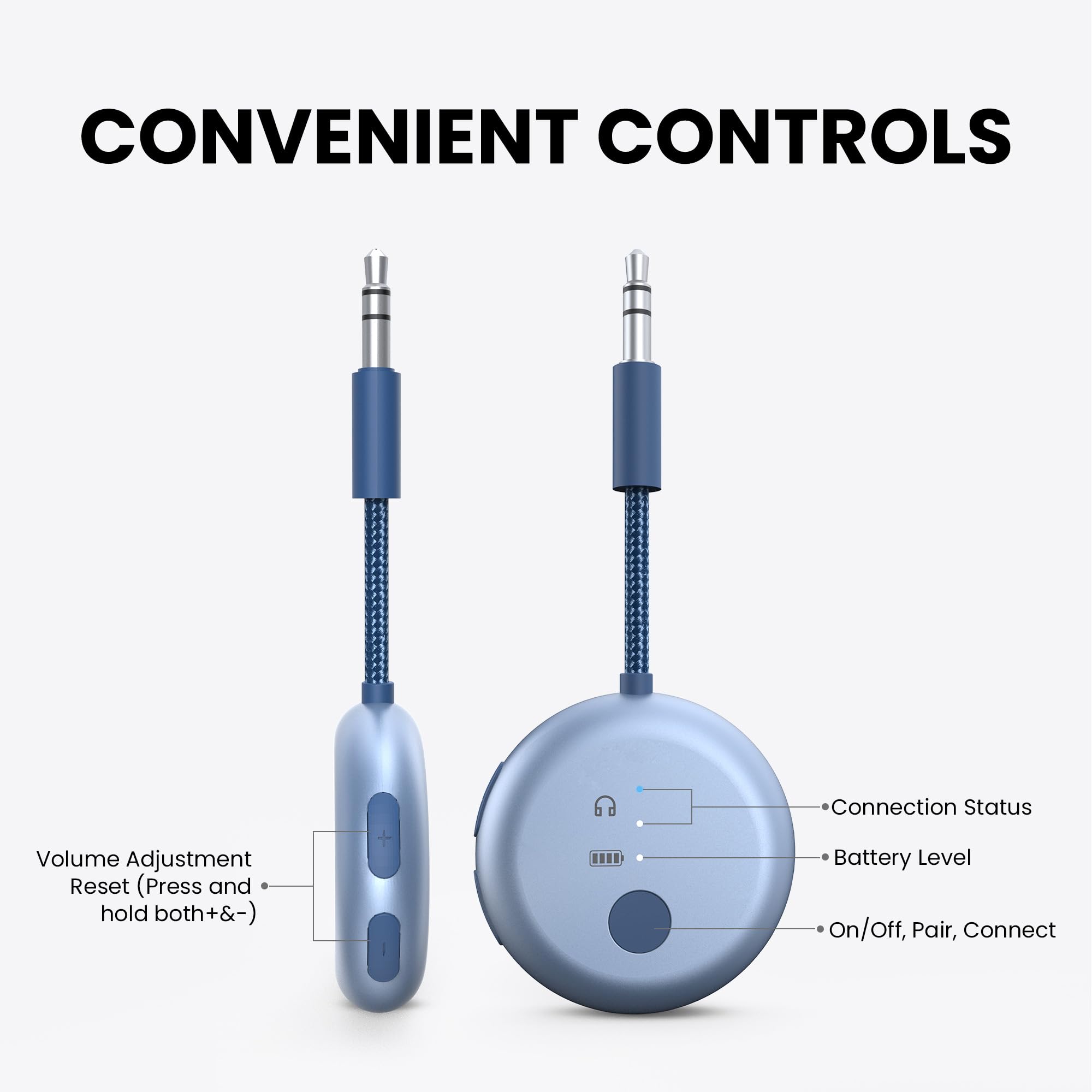 Avantree SoundJet R1 – 25-godzinna bezprzewodowa Bluetooth-adapter do wszystkich AirPods (Pro/Max) z Qualcomm & aptX Adaptive, bezprzewodowy transmiter audio do lotów, działa ze słuchawkami Bluetooth