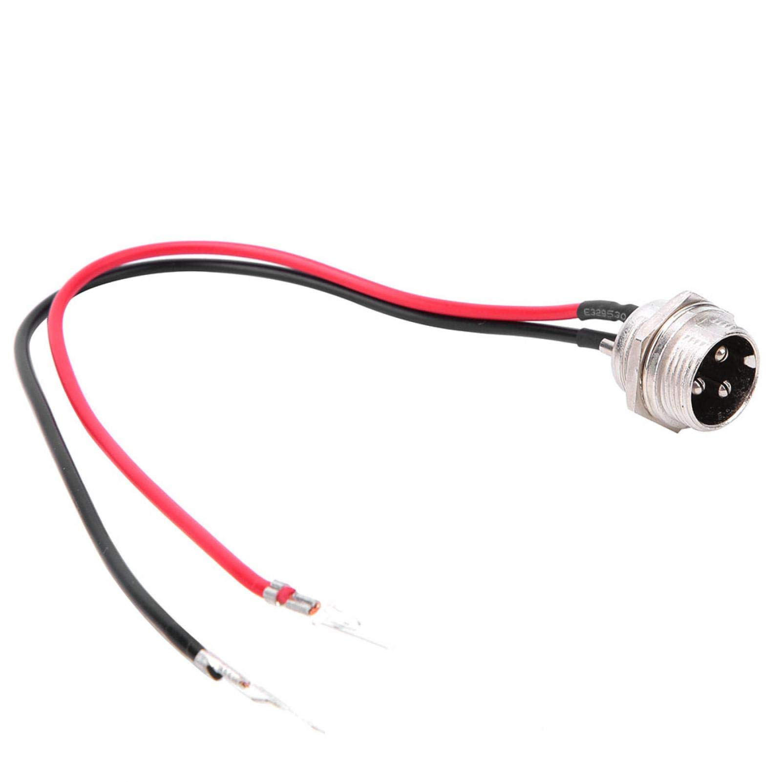 DAUERHAFT Electric Scooter Charging Port , Useful to Use Electric Scooter Battery Charging Connector Easy to Install for Electric Scooter