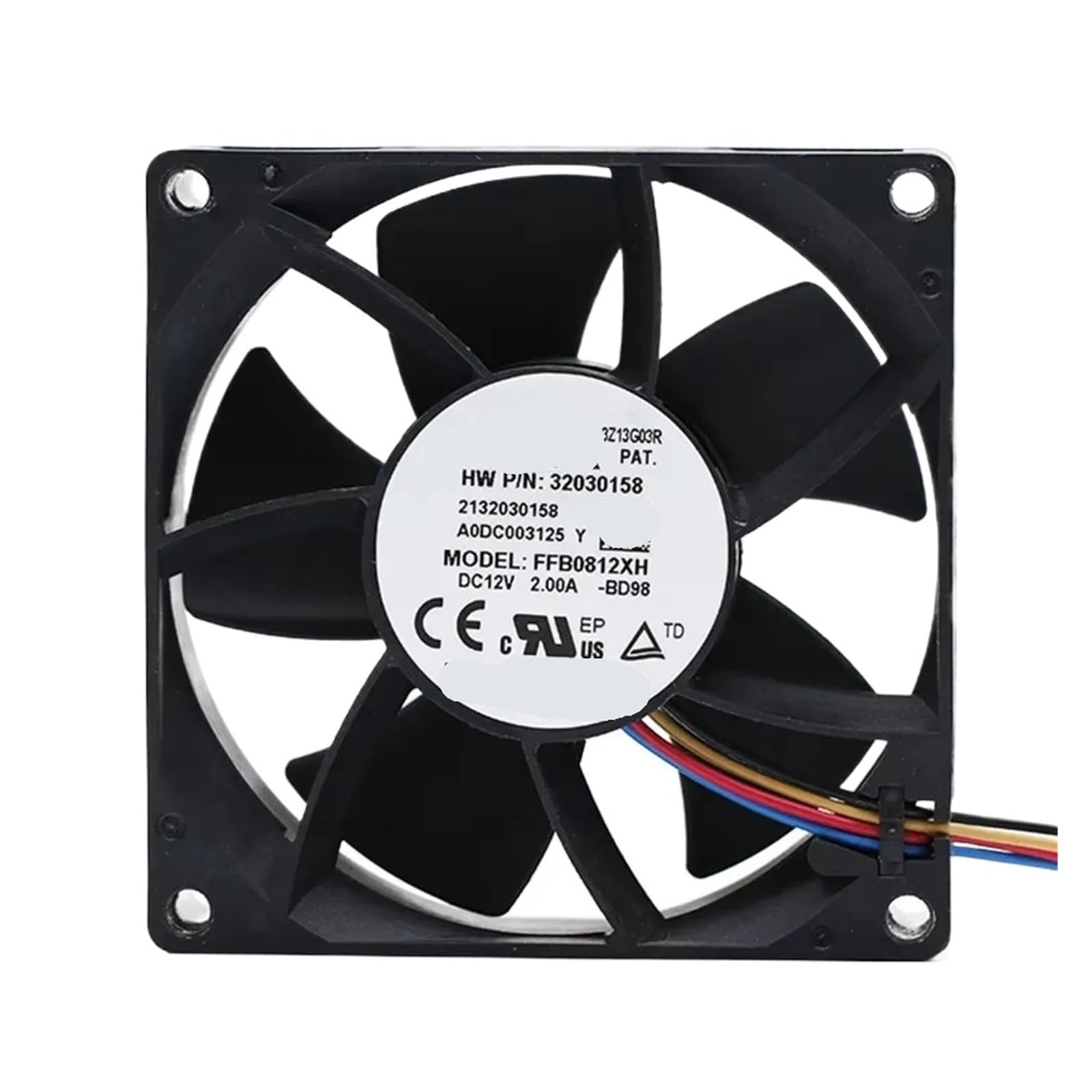 Ventilador de 80mm FFB0812XH para solucionar problemas de reinicios por calor en servidores 2