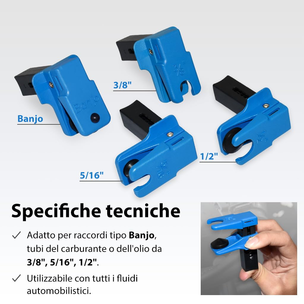 FIRSTINFO F3929 | Tappi per Linea del Fluido