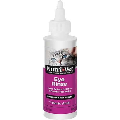 Nutri-Vet Eye Rinse for Cats: Soothe Your Feline's Peepers Naturally