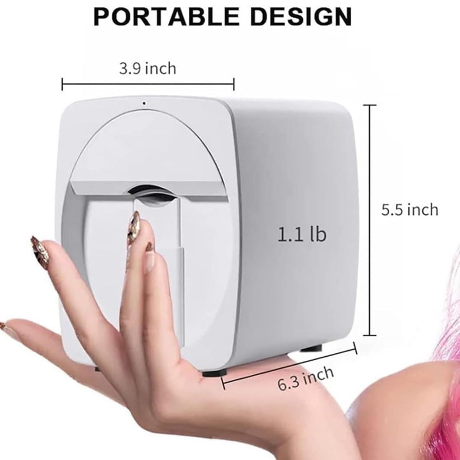 Digital Mobile Nail Art Printe,3D Automatic Nail Printer Machine