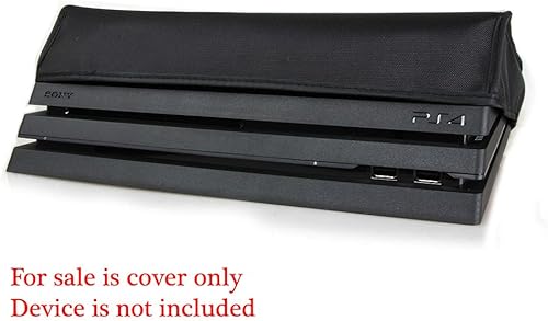 Miniatura 3 de Hermitshell Funda a prueba de polvo con forro de terciopelo suave, color negro, compatible con Sony Playstation 4 Pro