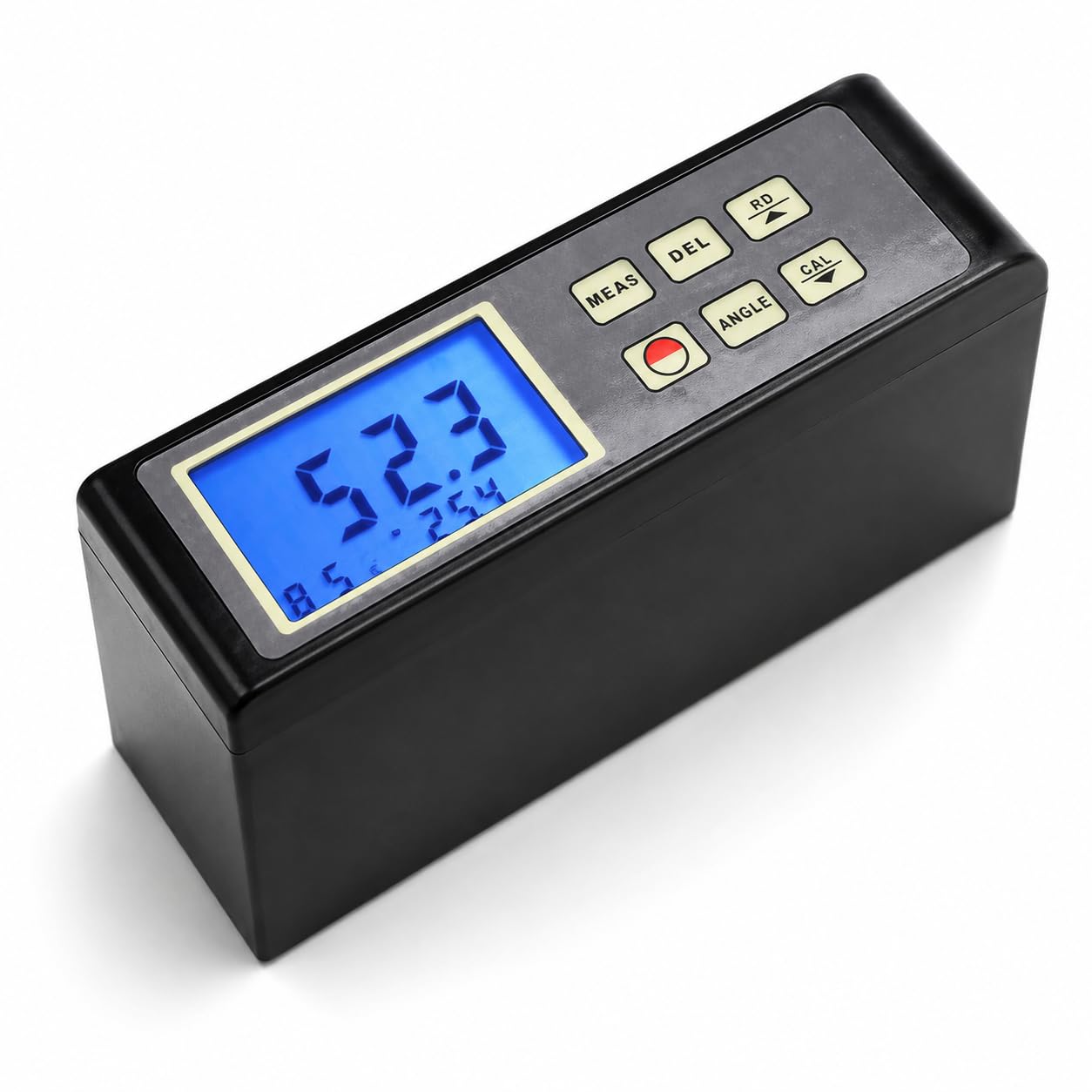 Medidor digital de brillo para inspección de superficies, medición de 20 y 60 grados, 0,1 a 200 GU para pintura, suelo, papel, metal, aplicaciones de carrocería de automóviles