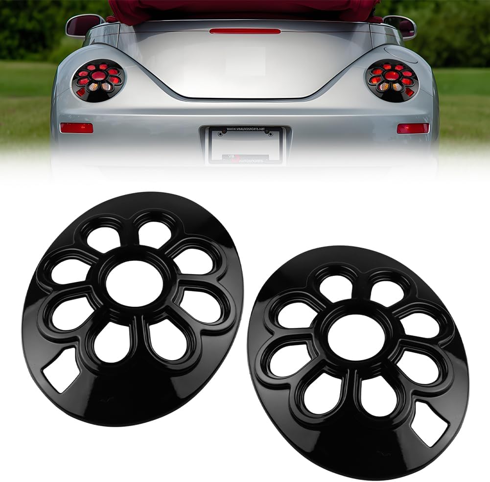 Rear Taillight Tail Light Covers Compatible with V-W New Beetle BT1 2006 2007 2008 2009 2010 2011 TD2, 2 PCS