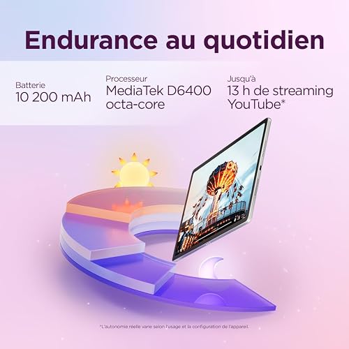 Lenovo Idea Tab Plus – 12.1 Inch Touchscreen Tablet 2.5K, 90Hz (MediaTek Dimensity 6400, 8 Cores, 8 GB RAM, UFS 2.2 256GB, Android 15, WiFi 5 + Bluetooth) Lenovo Tab Pen – Grey - 3