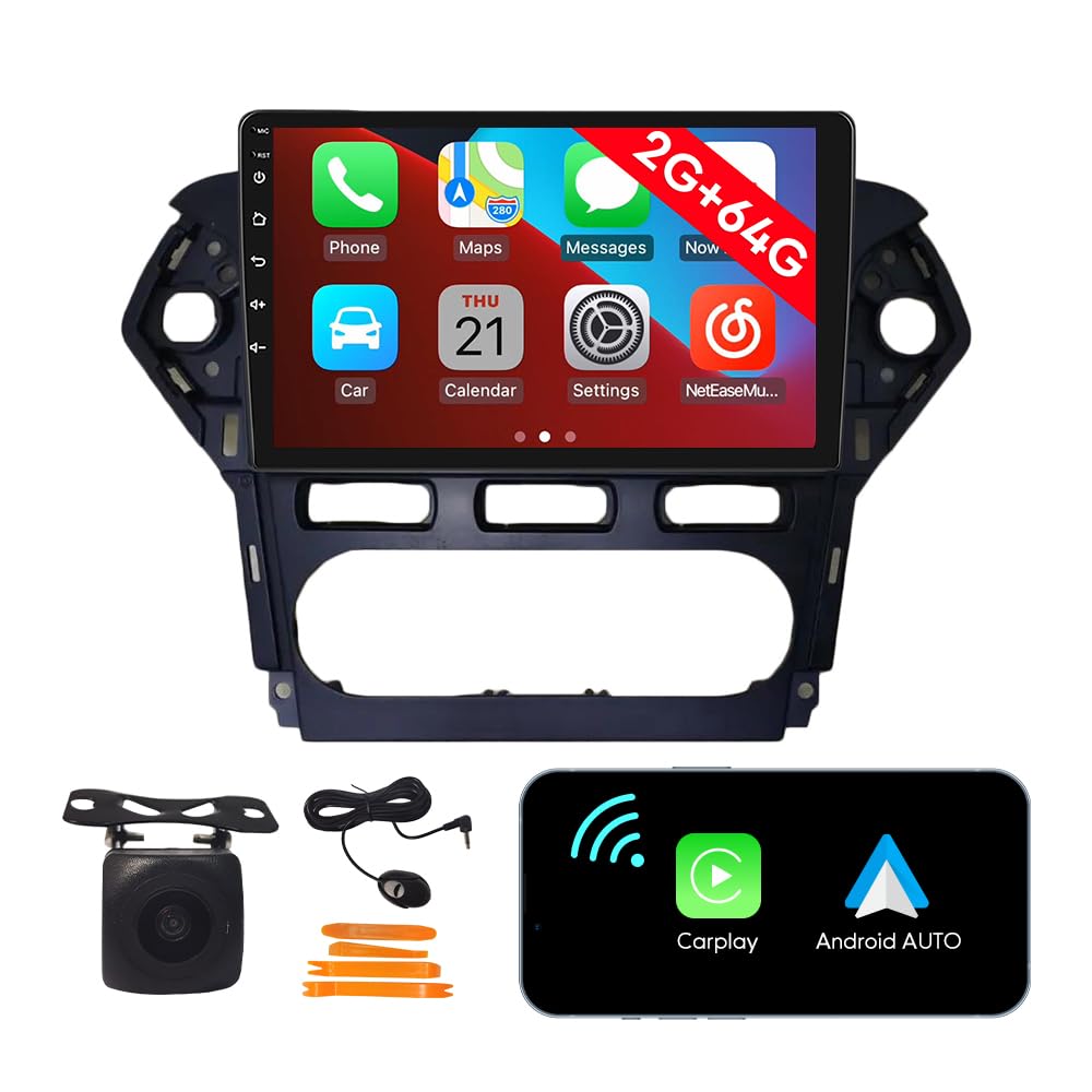 [2G 64G] Android Car Stereo FM Radio Carplay Android Auto 10