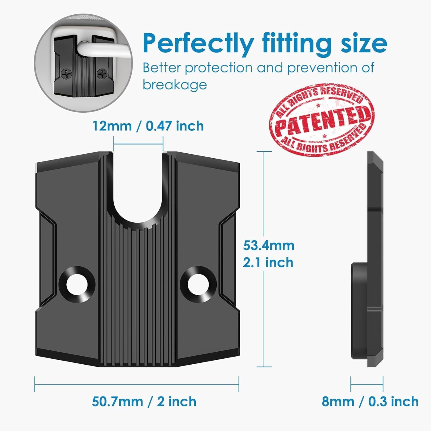 2 Pack Sun Visor Repair Kit Compatible with Dodge RAM 1500 Trucks 2019-2026, Aluminum Black Car Sun Visor Repair Kit, Dodge Ram 1500 Accessories