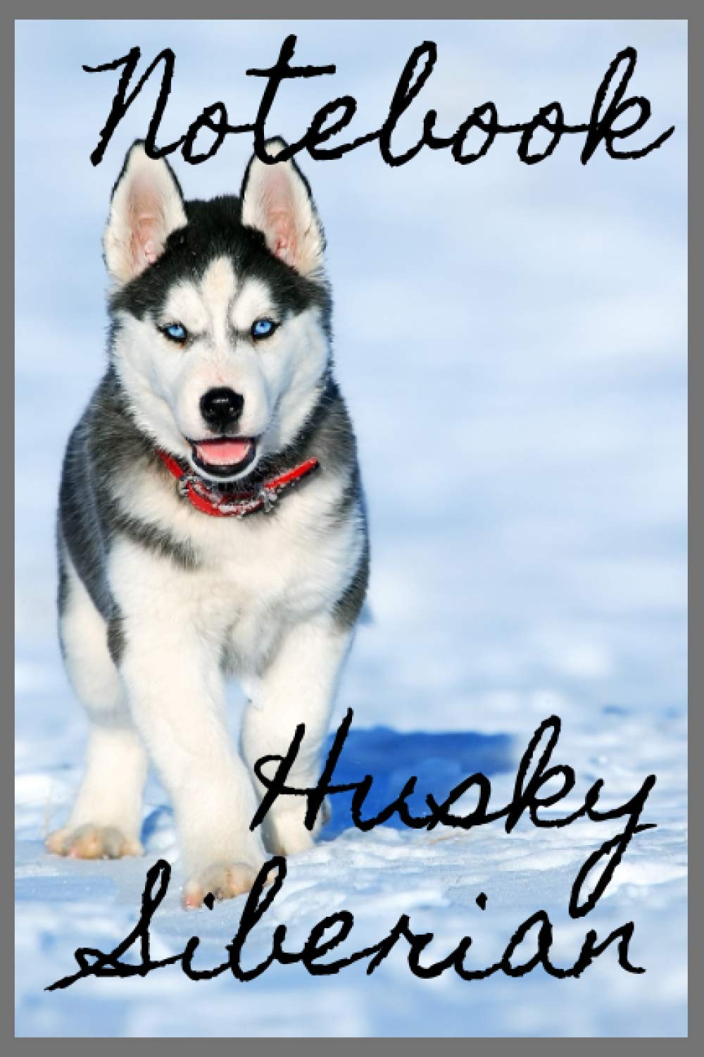 Notebook Husky Siberian: Lined Notebook,Journal,110 page,for notes,lists,musings and more