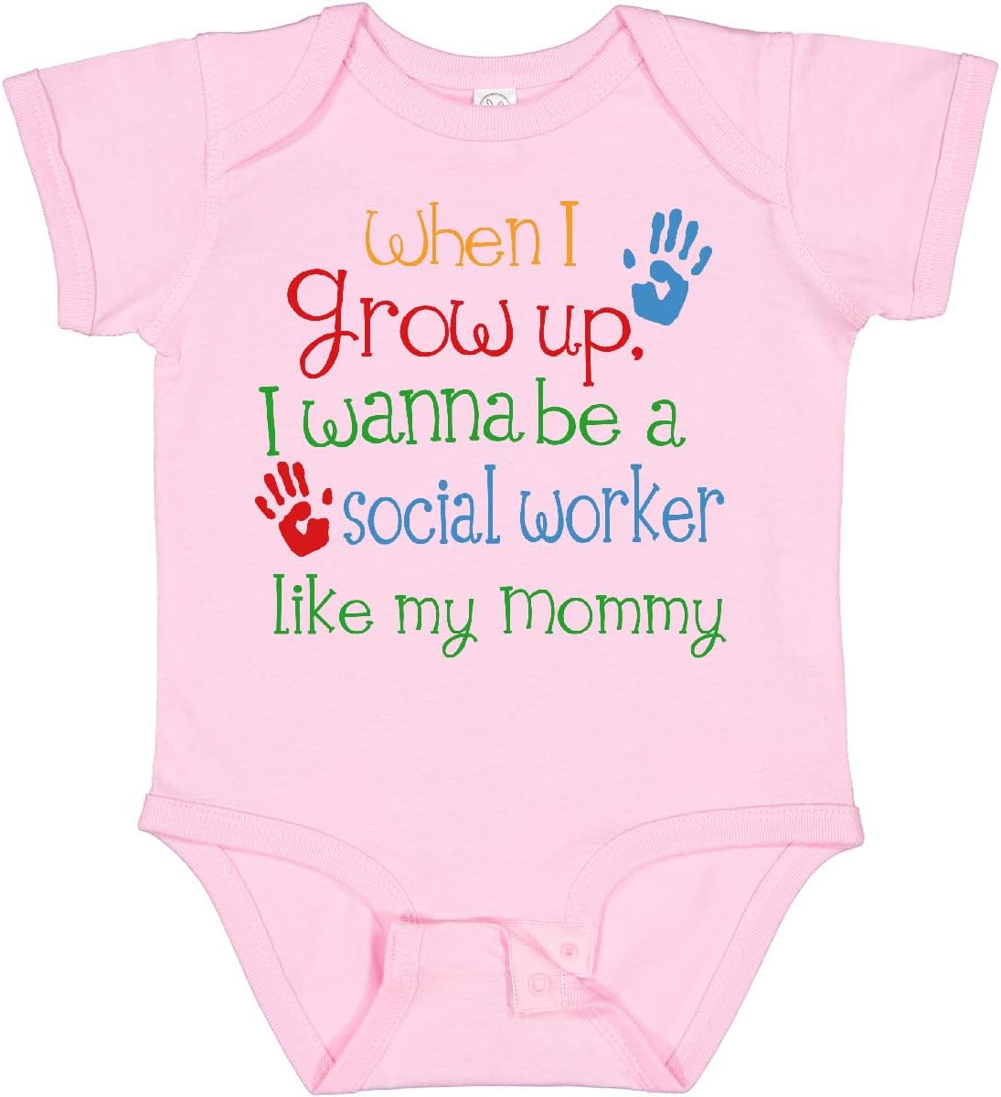 inktastic Social Worker Like Mommy Baby Bodysuit