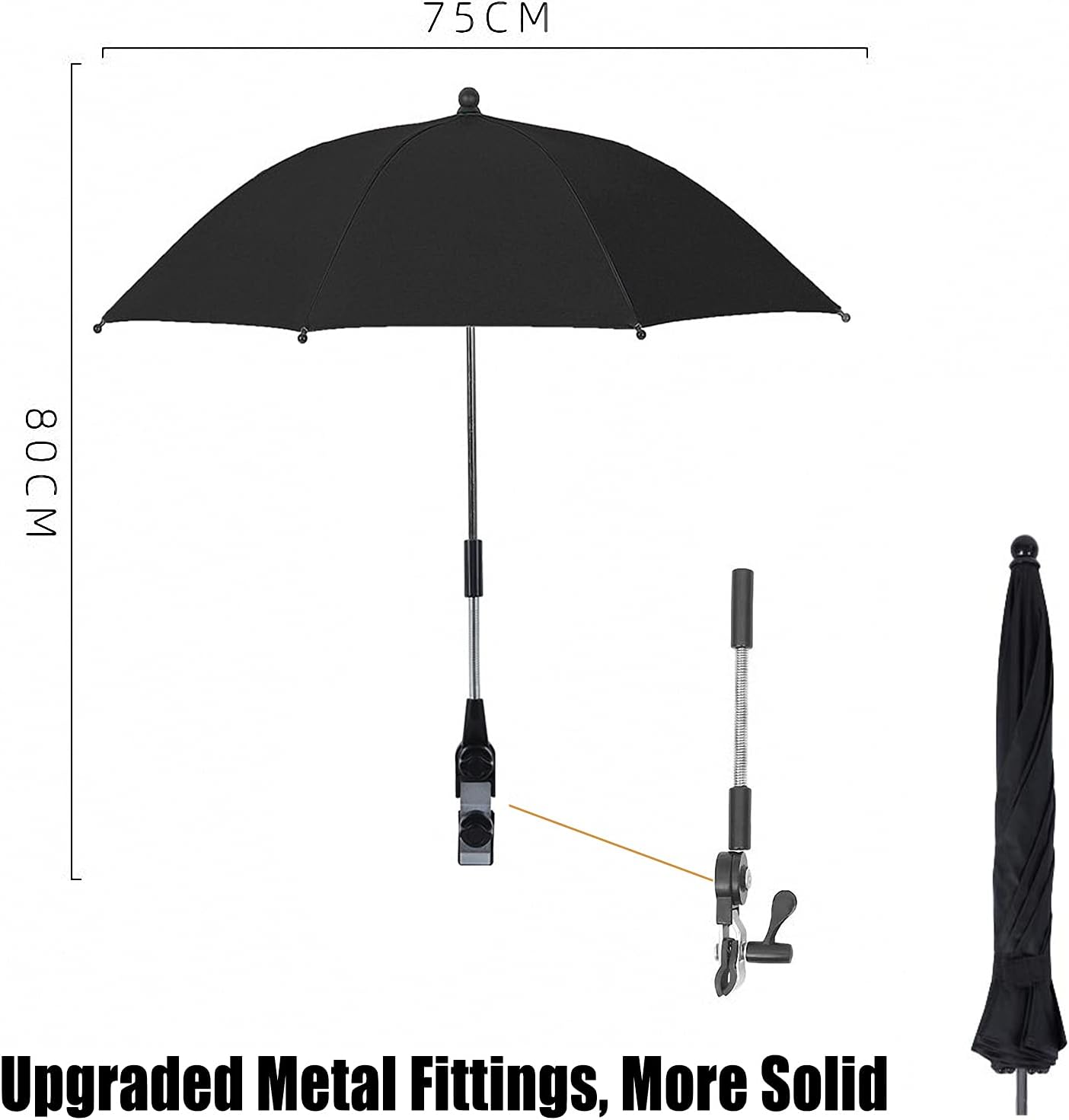 Buy Clip On Stroller Umbrella For Chair With Clamp 360 Adjustable Umbrella Fixing Device Uv Sun Shade Protection Umbrella For Baby Stroller Beach Chair Buy Clip On Stroller Umbrella For Chair With Clamp 360 Adjustable Umbrella Fixing Device Uv Sun Shade Protection Umbrella For Baby Stroller Beach Chair