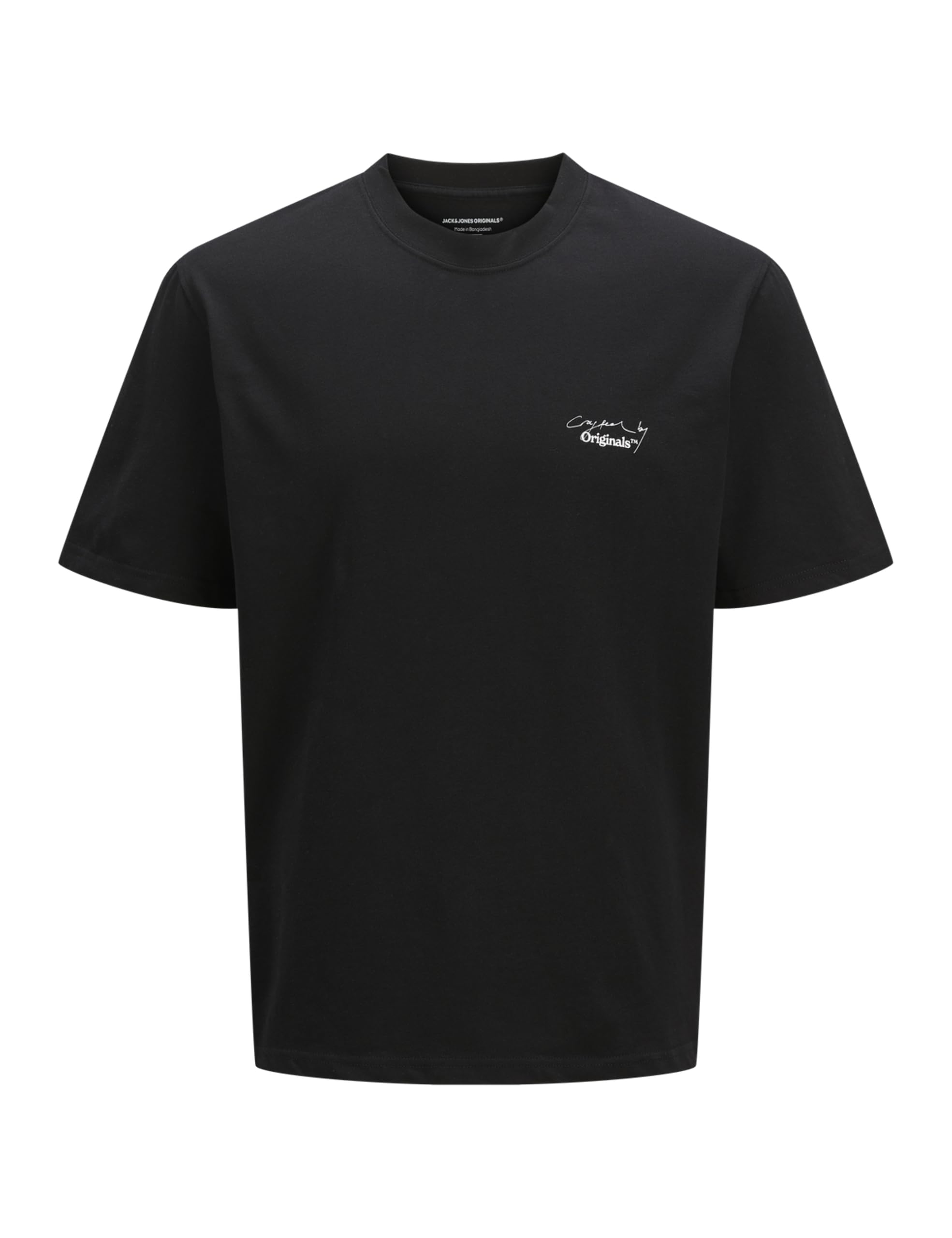 JACK & JONES Jorsplit Painting Tee SS Crew Neck, Black, XL
