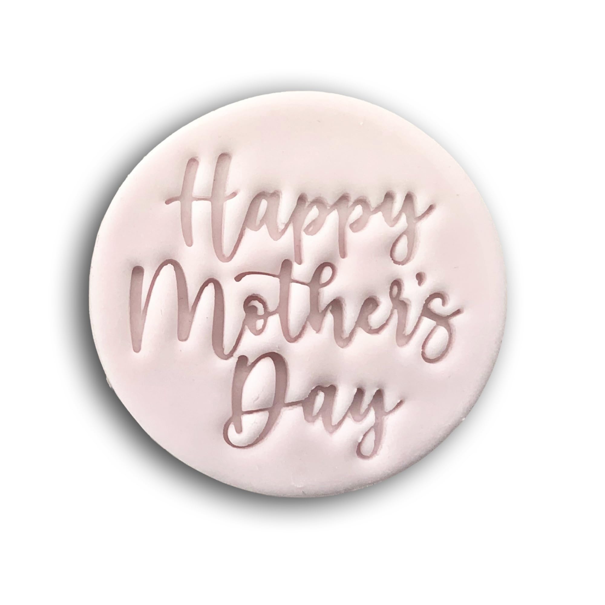 Happy Mothers Day Fondant Embosser or Cookie Stamp, Mother's day Embossing Stamp