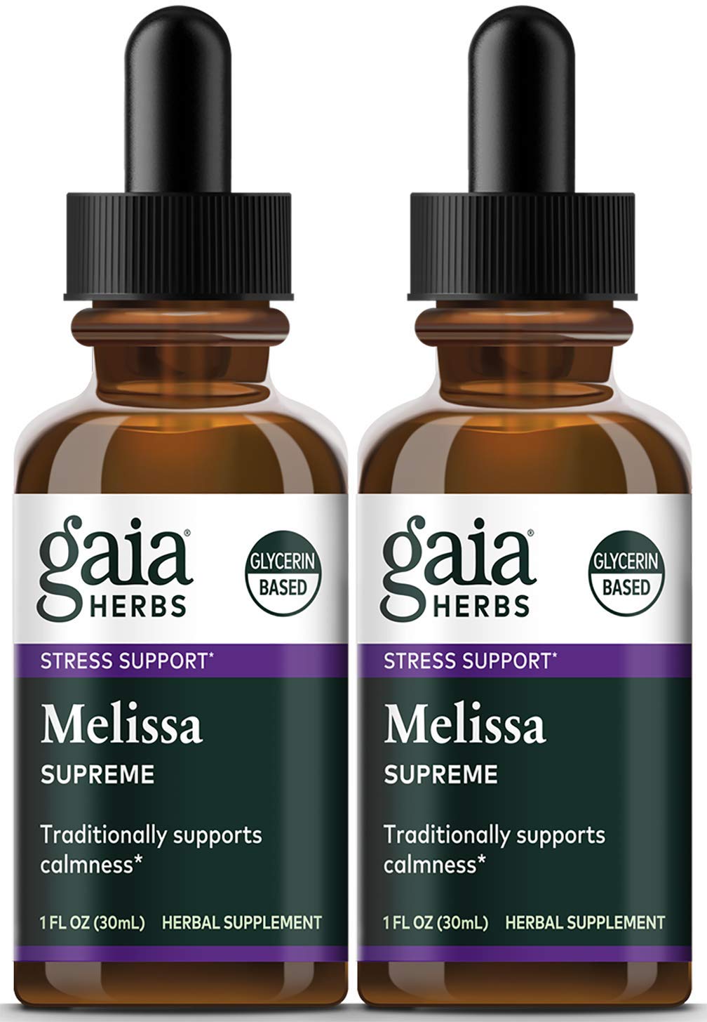 Gaia Herbs Melissa Supreme, Alcohol Free Liquid Herbal Extract, 1
