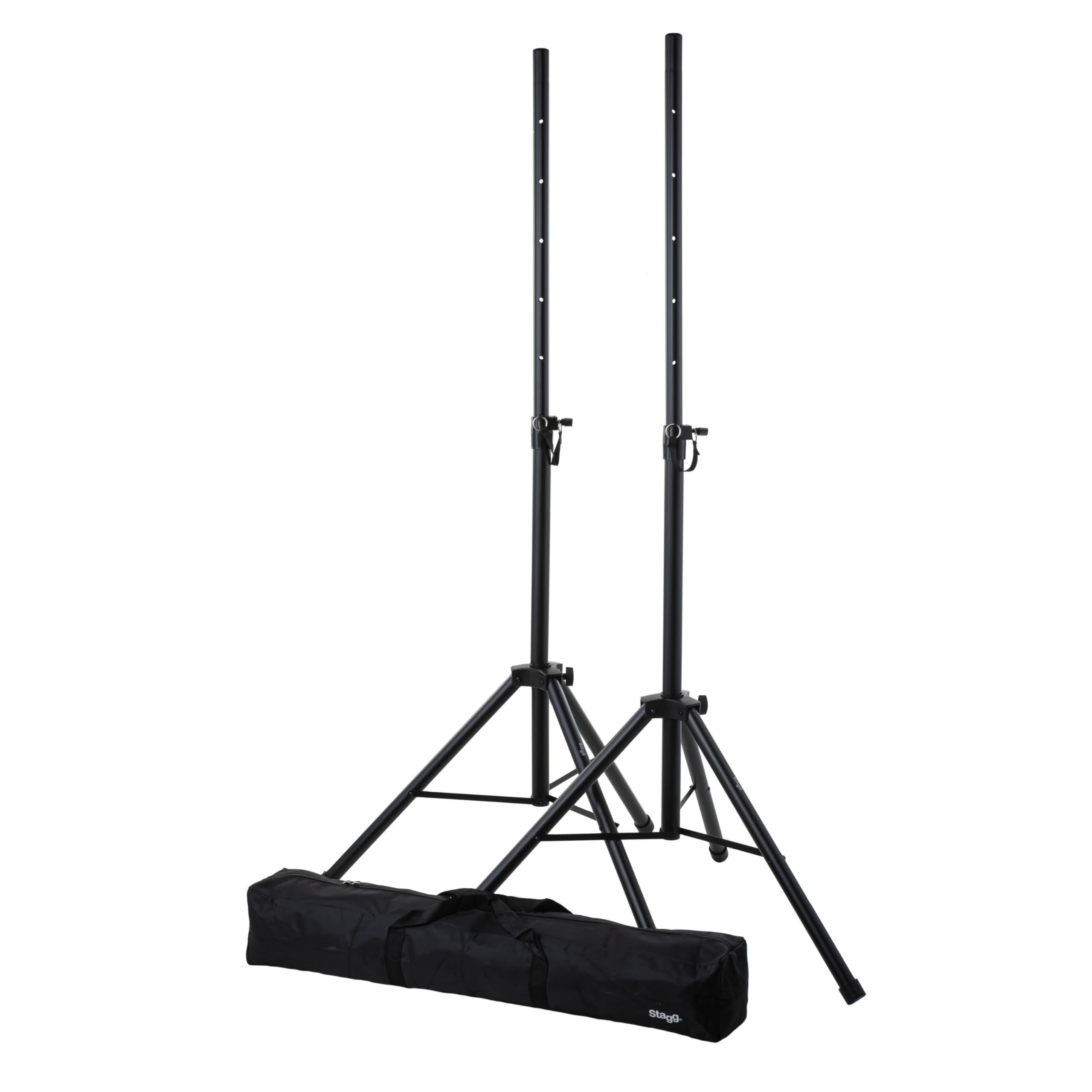 Stagg 22060 Stahl Boxenständer mit Transporttasche Q series Lautsprecher-Set (1-Paar)