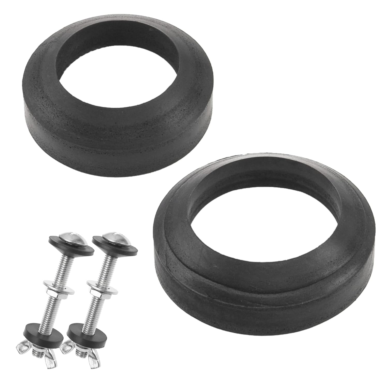 Rrina Universal Toilet Tank to Bowl Gaskets Repair Kit with