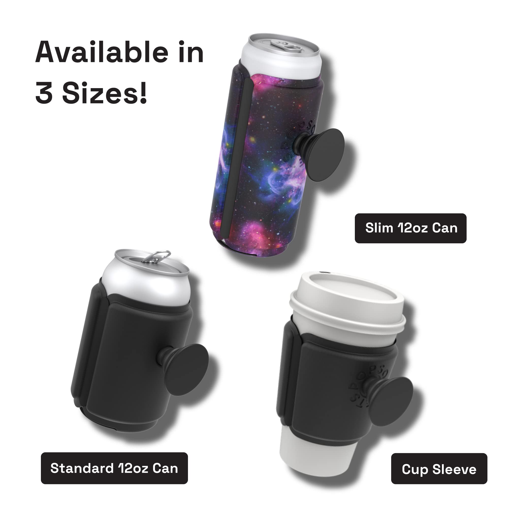 Popsockets Popthirst Slim Can Koozie Drink Holder Koozies For Cans