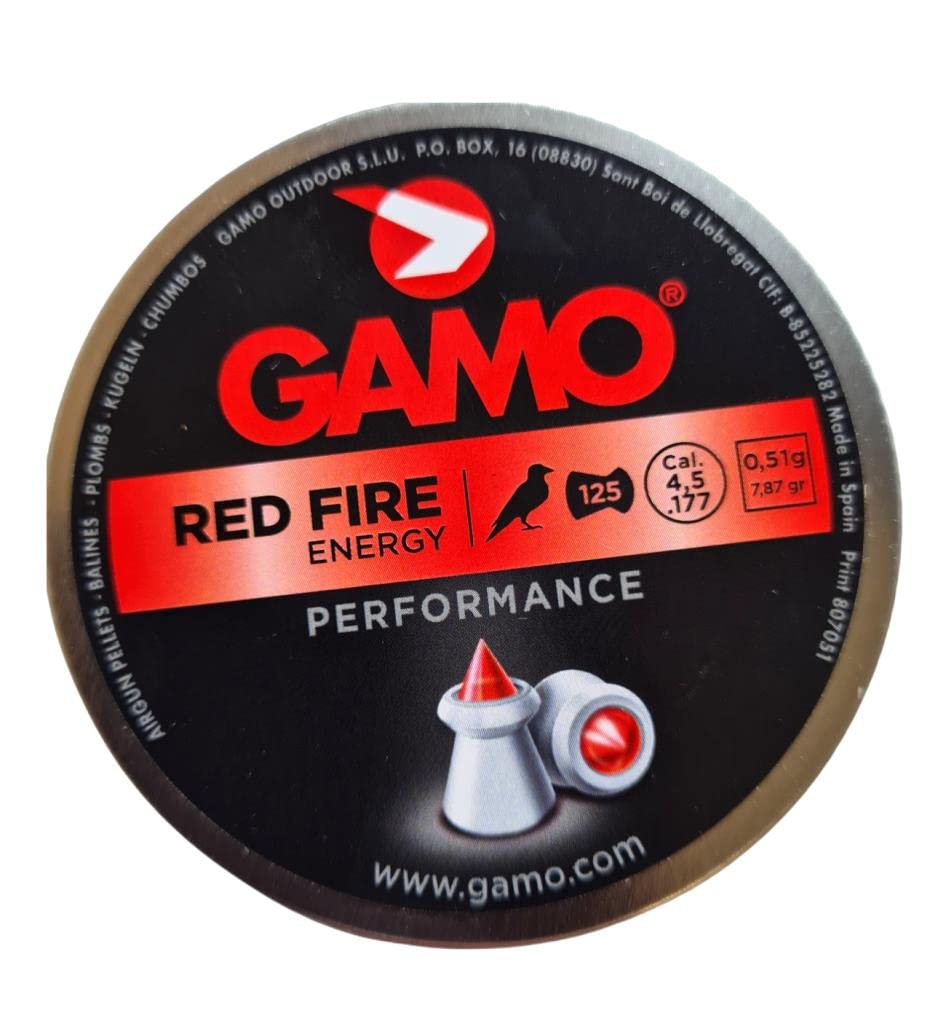PALLINI GAMO 5.5 5,5 MM PIOMBINI ARIA COMPRESSA A GAS CO2 RED FIRE