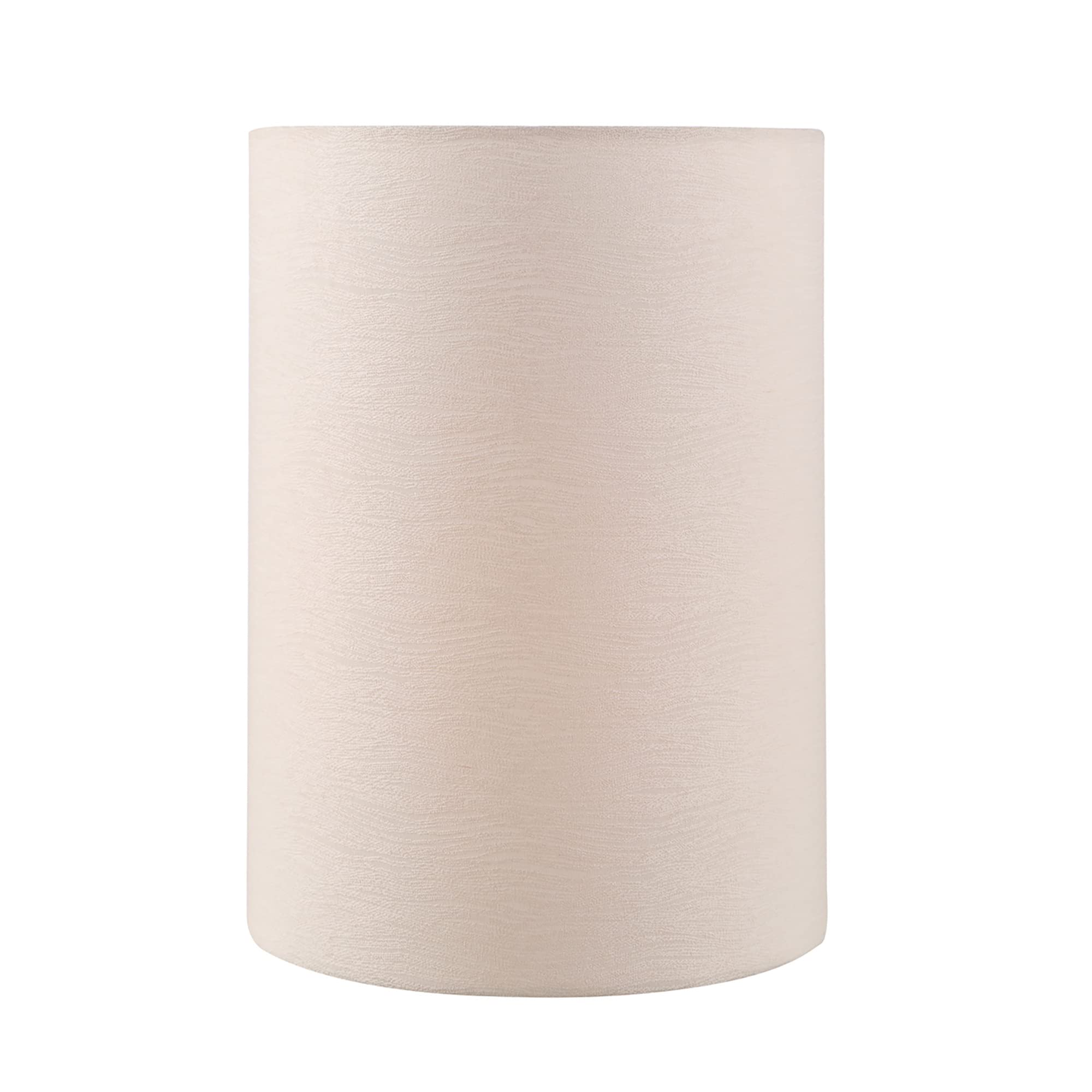 Aspen Creative 31303 Contemporary Drum (Cylinder) Shaped Spider Construction Lamp Shade in Off White with Texture, 8" wide (8" x 8" x 11")