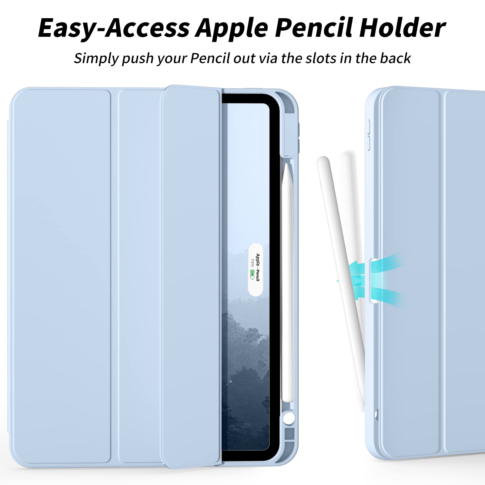 iPad Pro 12.9インチ　Apple Pencil、カバー+おまけ付 Amazon.com: Aoub New iPad Pro 12.9 Case 6th Generation 2022 / 5th