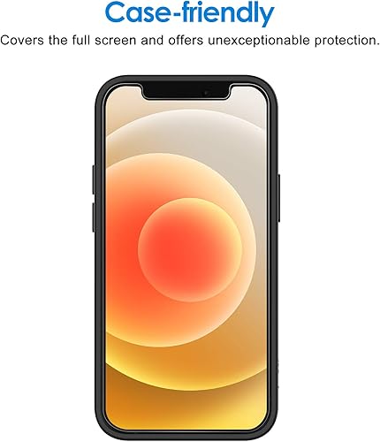 Miniatura 3 de JETech Protector de pantalla para iPhone 1212 Pro de 6.1 pulgadas, película de vidrio templado, paquete de 2