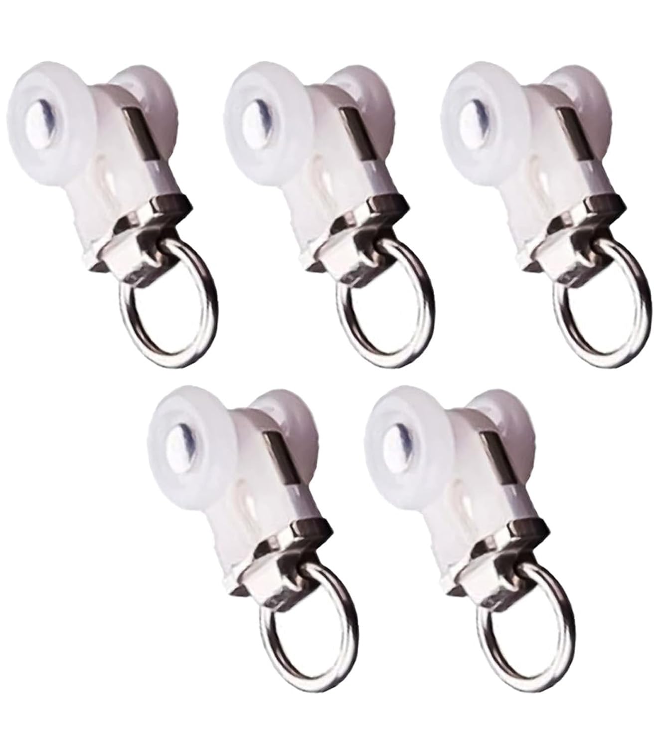 Jos & Haz MF016W-Curtain Track Accessories (5 Pack Runners)