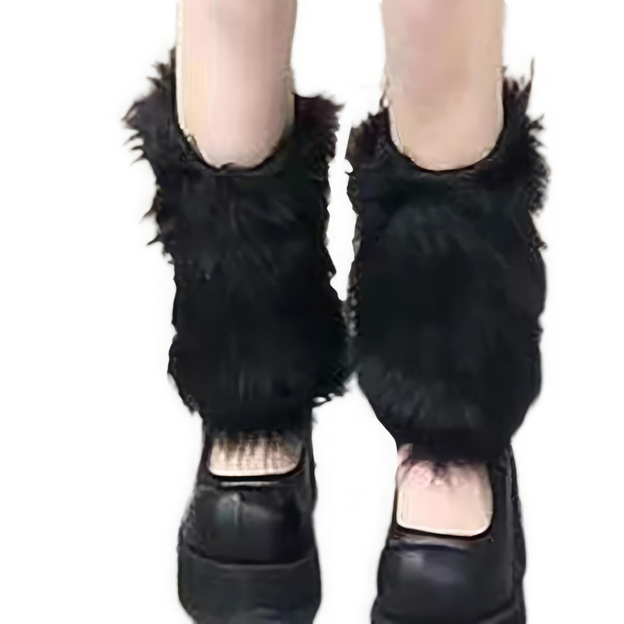 Akcesoria do obuwia Kig Fursuit futrzane sztuczne futro cosplay długie włosy buty i skarpetki Japońskie długie ciepłe buty i skarpetki