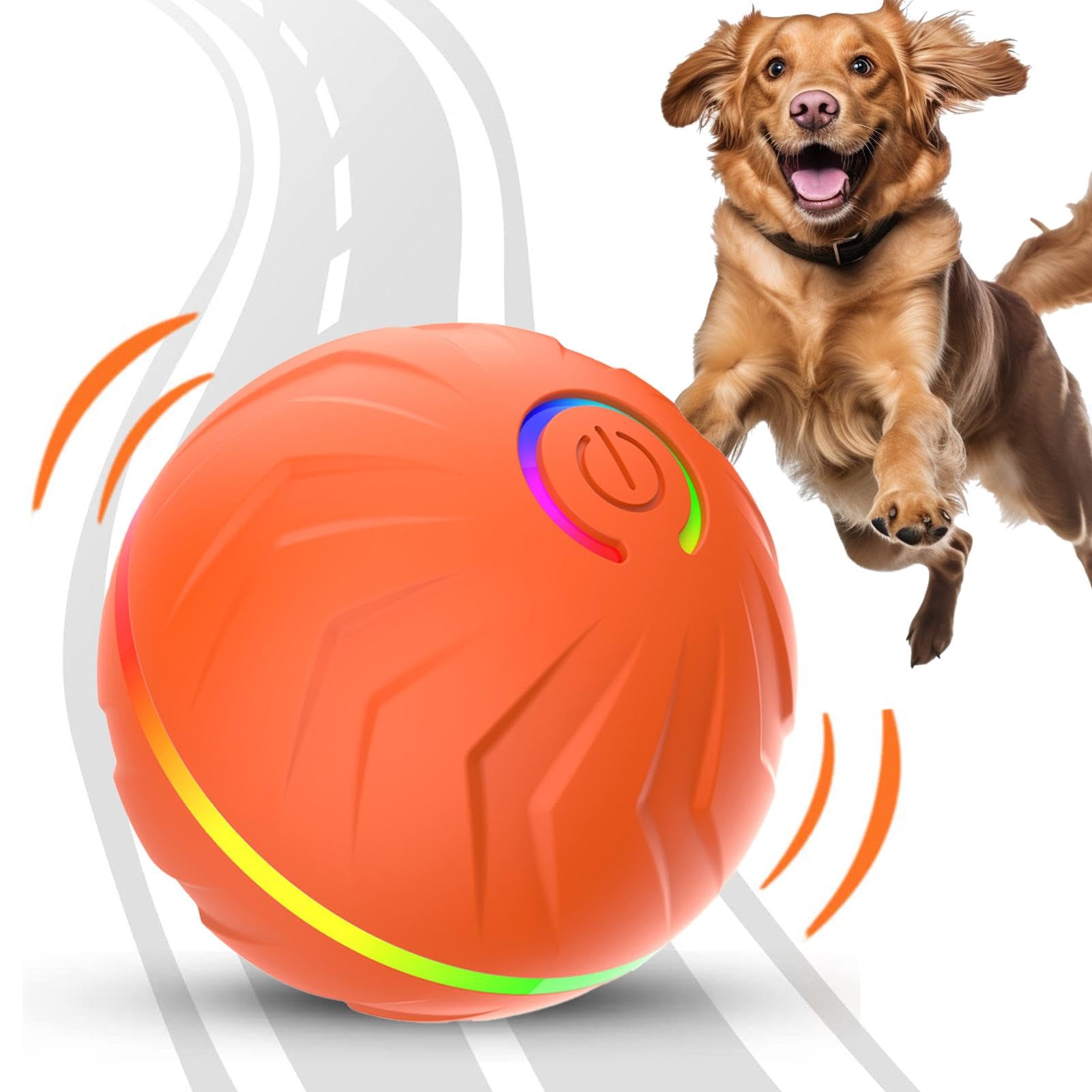 Balle à mâcher rechargeable pour chien contre l'anxiété