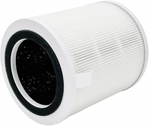 Miniatura 7 de Slirceods Filtro HEPA H13 de repuesto 3 en 1 de alta eficiencia compatible con purificadores de aire TCL BREEVA A1A1W, pieza de repuesto # Breeva