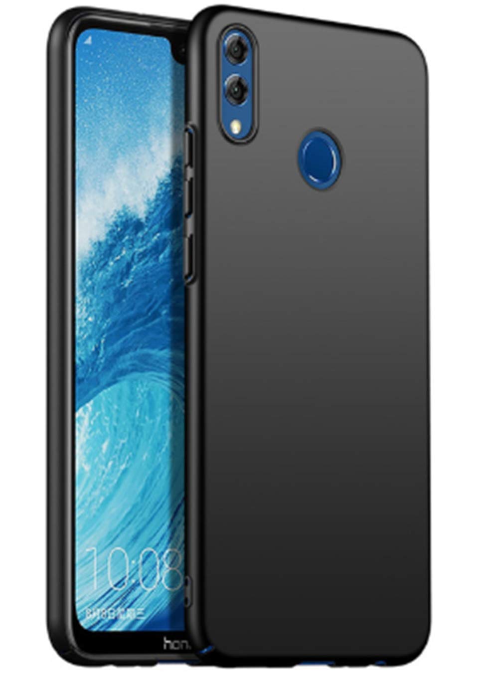 Huawei Honor 8X Max 7.12" Case,PC Hard Gel Back Case Cover Shell for Huawei Honor 8X Max Smartphone (Black)