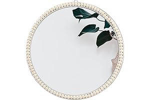 SWTHONY 20 Inch Boho Beaded Mirror