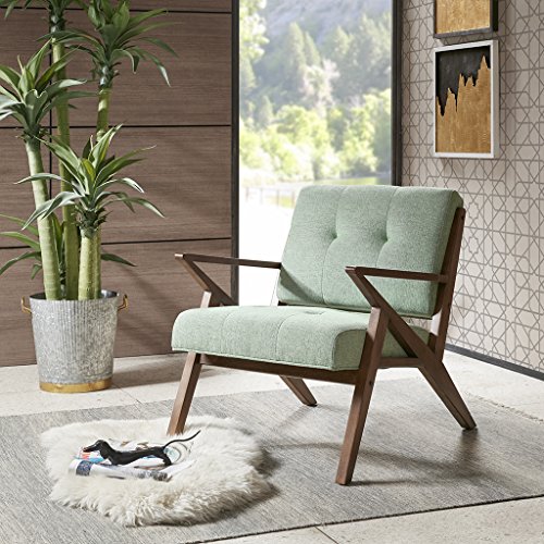 Sillón Lounge Estilo Mid Century Verde menta miniatura 2