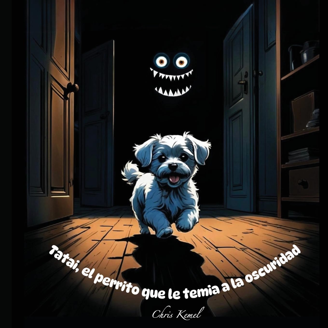 Tatai, el perrito que temia a la oscuridad
