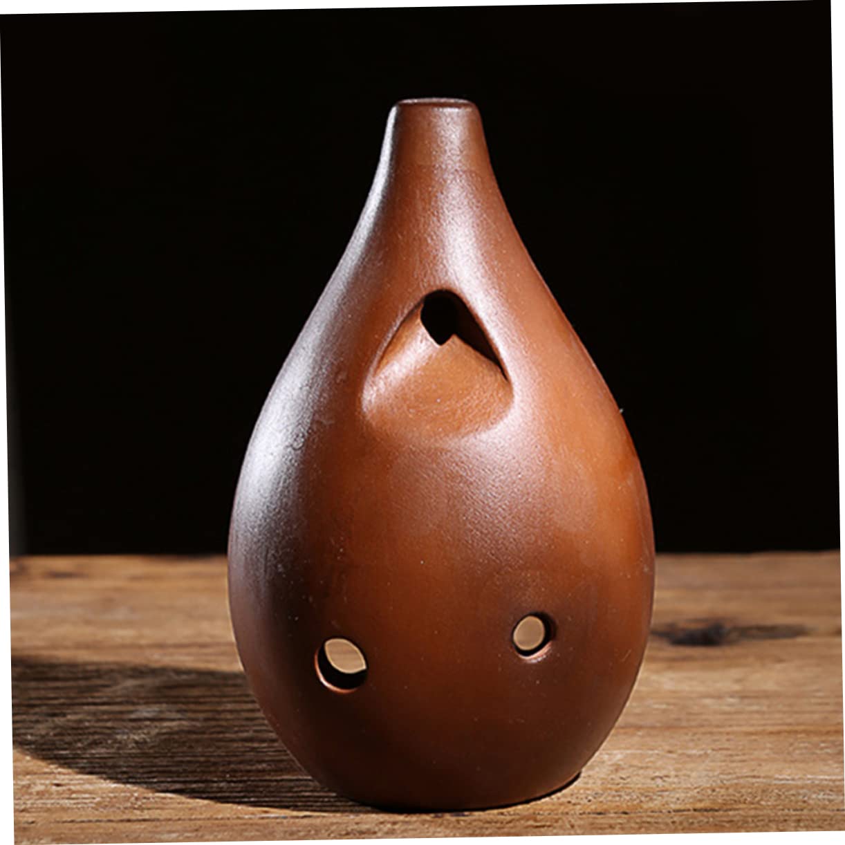 Mikinona Xun Cinese a 10 Fori in Ceramica Ocarina Strumento Musicale Antico in Tonalità F per Principianti e Artisti Esecutori, Intonazione Precisa e Suono Profondo per Stili multipli