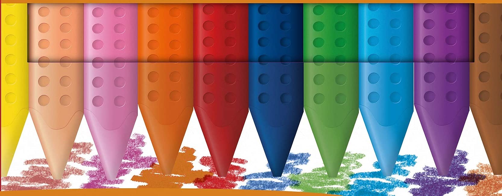 Faber-Castell Kreda z Tworzywa Sztucznego, Wielokolorowy, 12 Sztuk