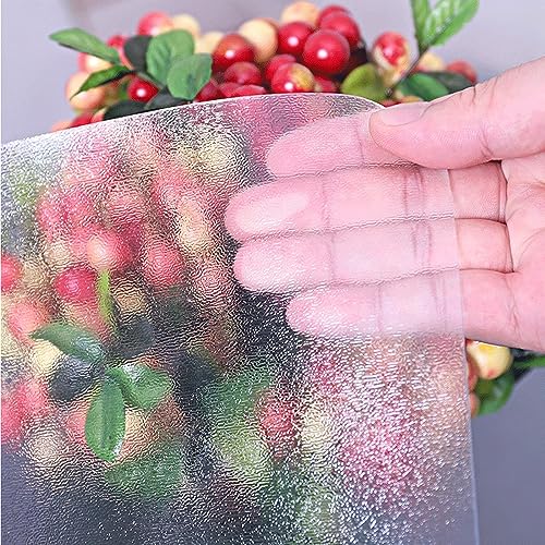 Nappe de protection de table PVC transparent givré antibactérien - 3