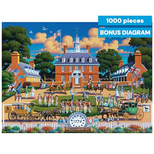 Puzzle escena colonial para mayores de 14 anos miniatura 7