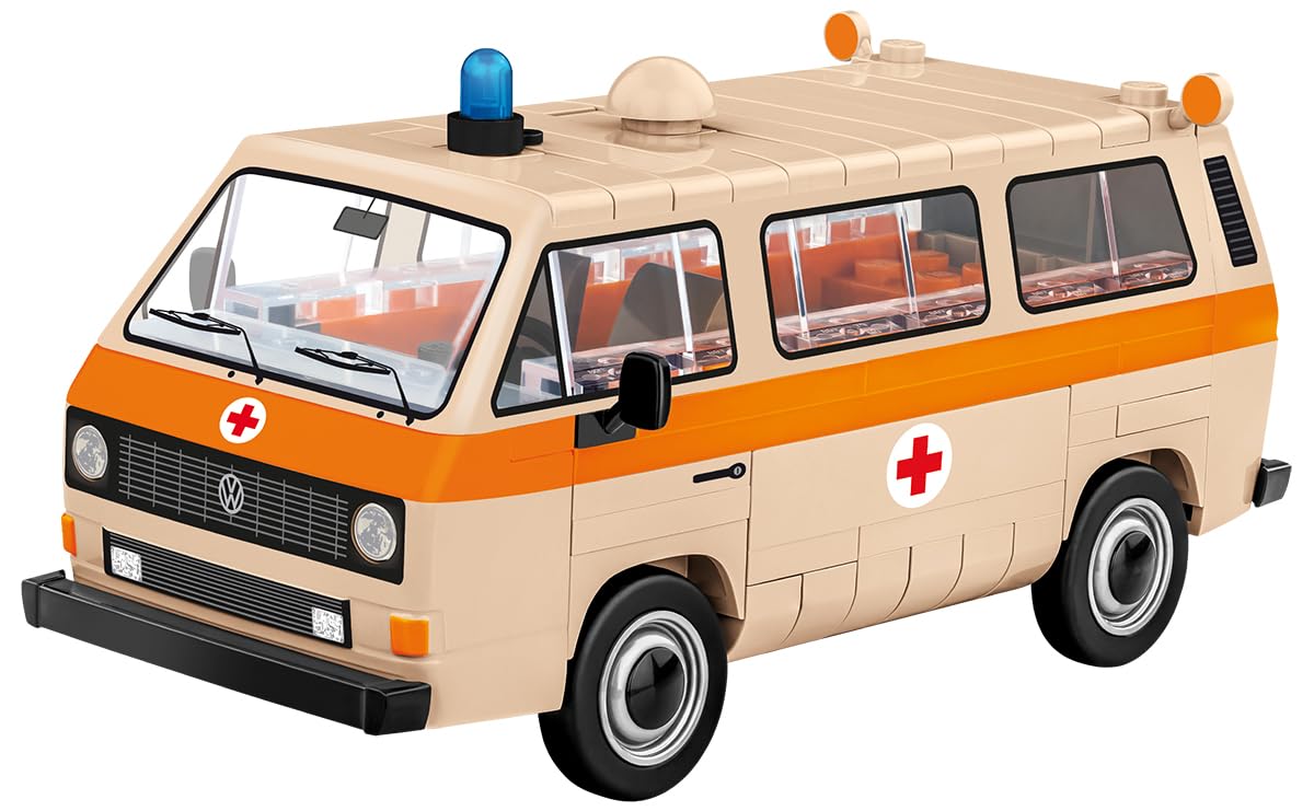 Volkswagen T3 Krankenwagen, 140 mm x 60 mm x 65 mm