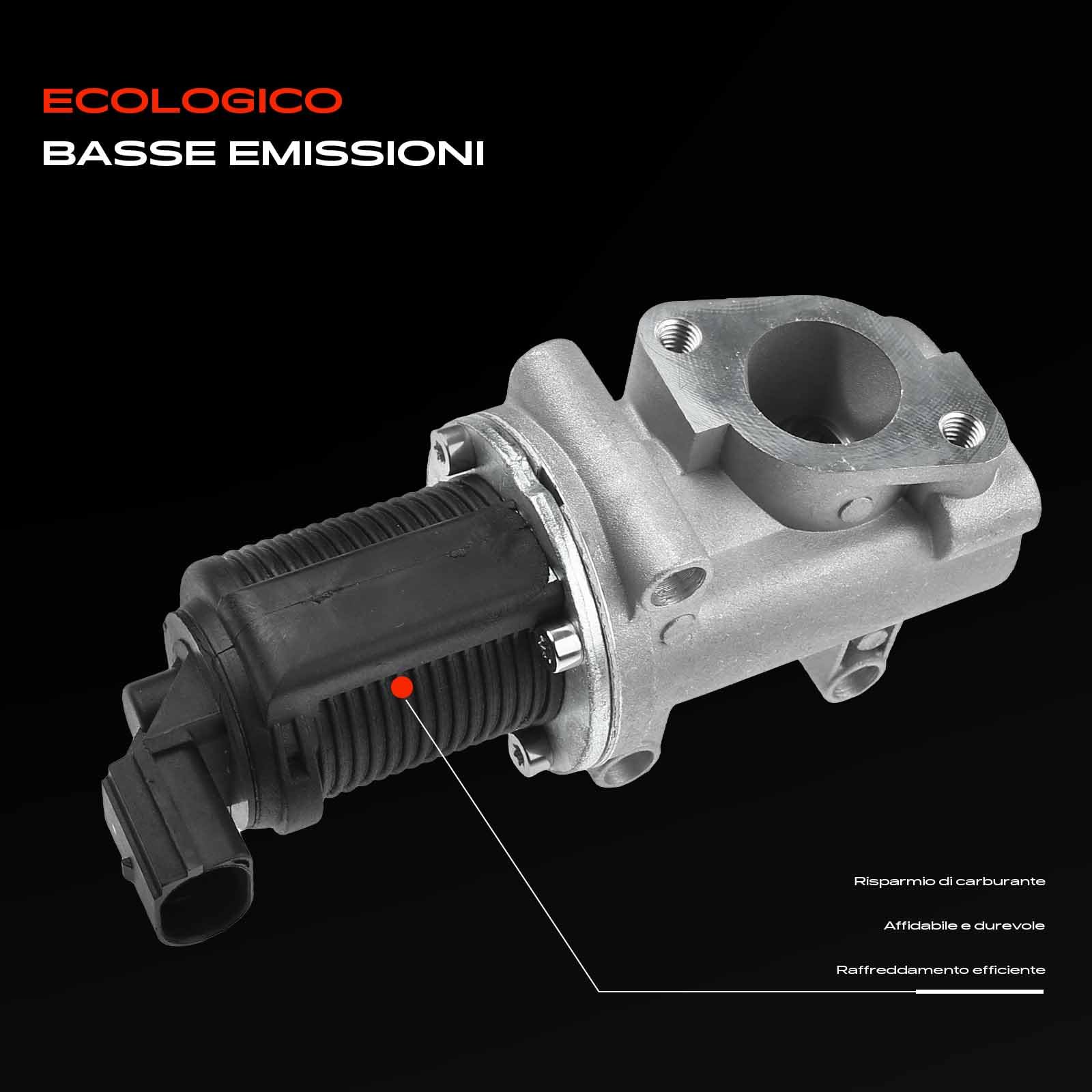 Frankberg Valvola EGR Diesel Compatibile con Stilo 192 1.9L BR.A.Vo II 198 1.9L Doblo MPV 119 223 1.9L Stilo Multi Wagon 192 1.9L 147 937 1.9L Replace# 55182482