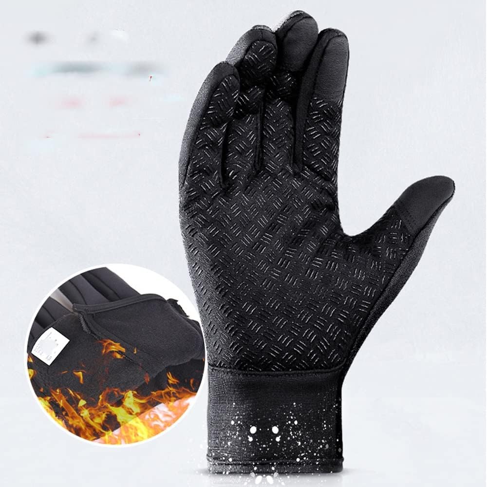 Winter Cycling Warm Touch Screen Full Finger Gloves Waterproof Outdoor Ski