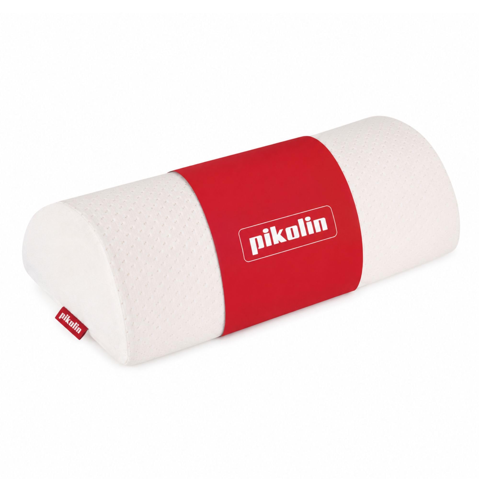 Pikolin Home - Guanciale viscoelastico a media resistenza a forma di mezzaluna ergonomica, adattabile e traspirante