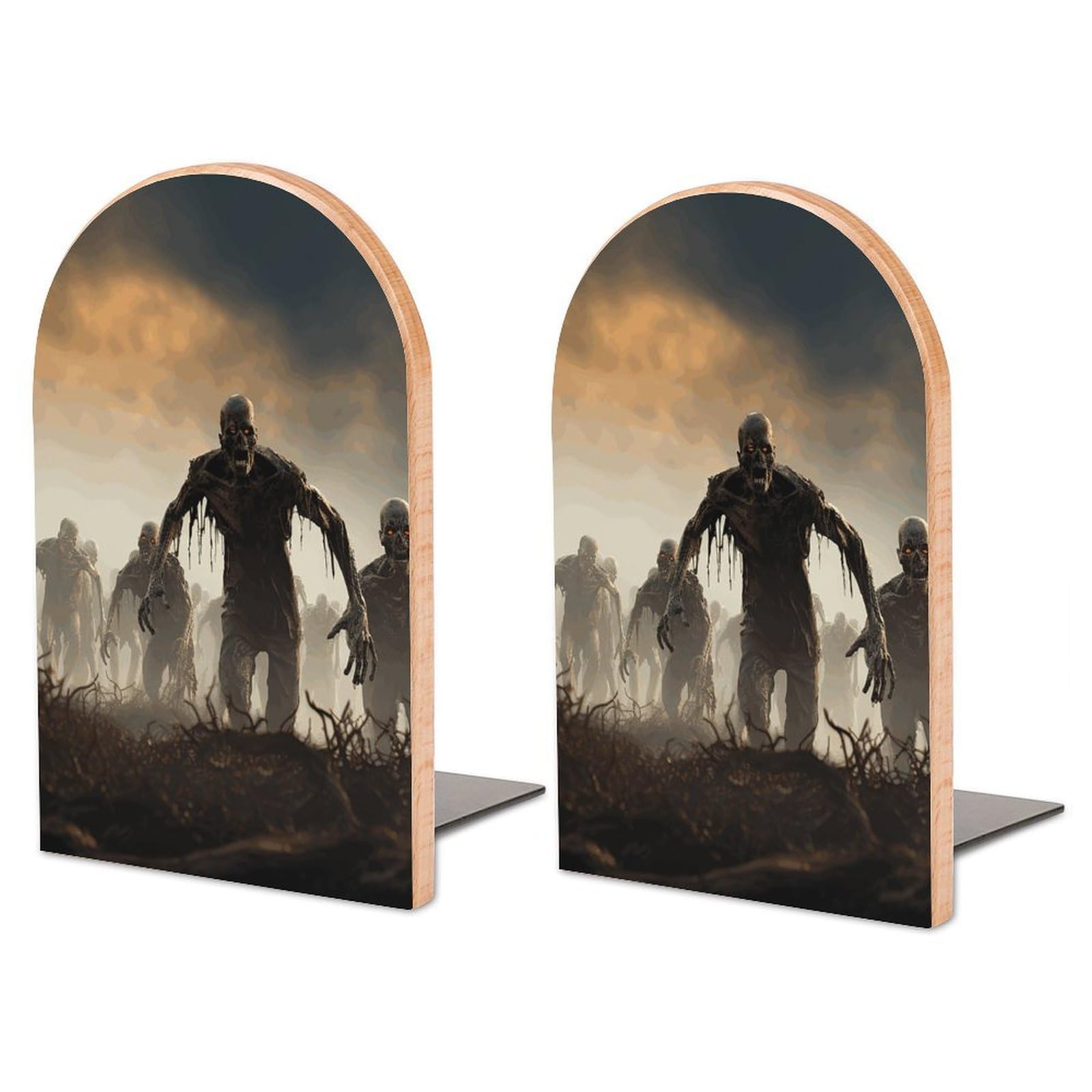 Support de livres décoratif en bois pour organiser un bureau encombré