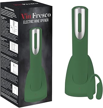 Vin fresco electric wine opener rechargeable with charg…