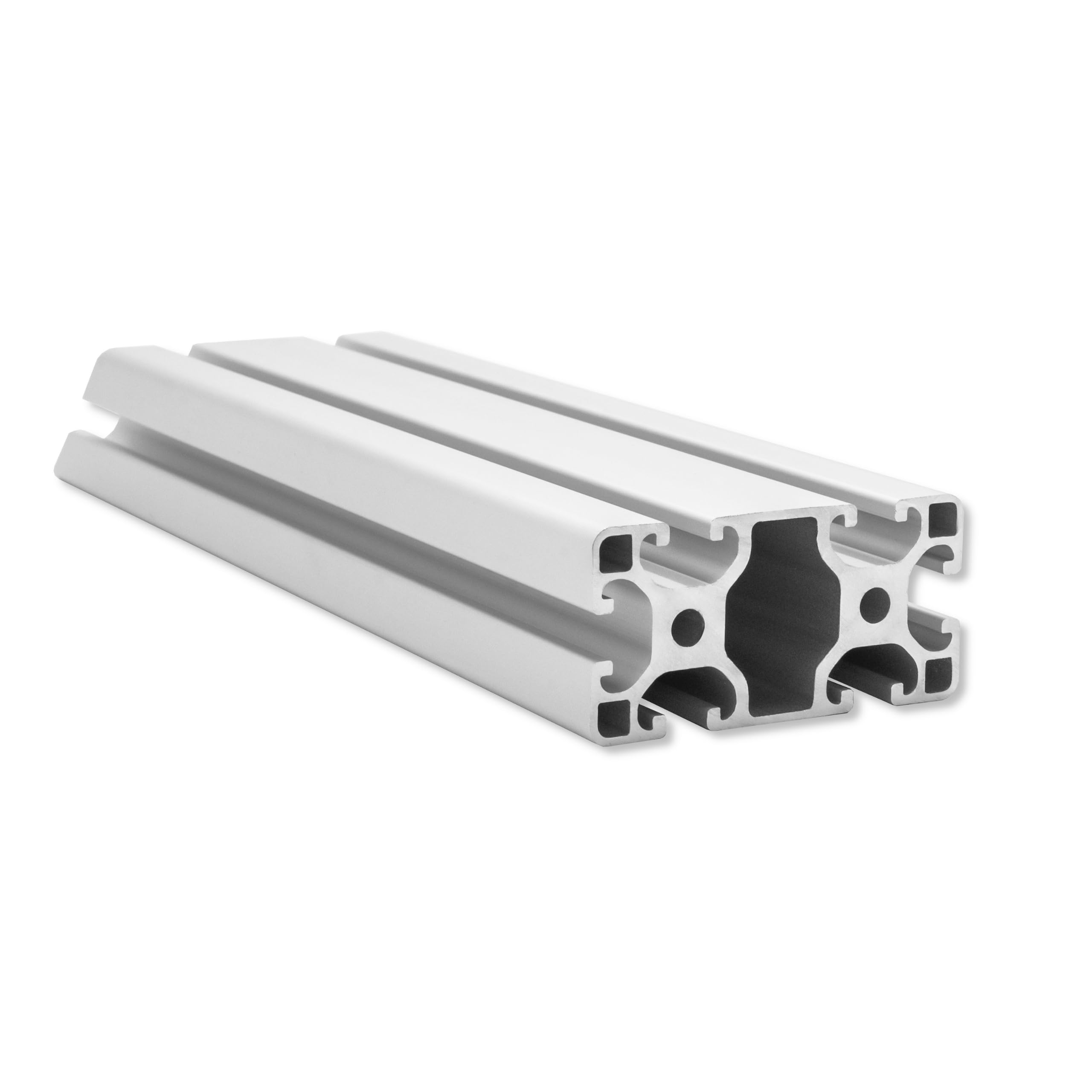 GAL - INDUSTRIAL Profilé en Aluminium 40x80 mm | Rainure 8 | Longueur au Choix 10–200 cm | Profile Aluminium Anodisé et Résistant aux Intempéries | Profile Alu Compatible Bosch Item | 120 cm
