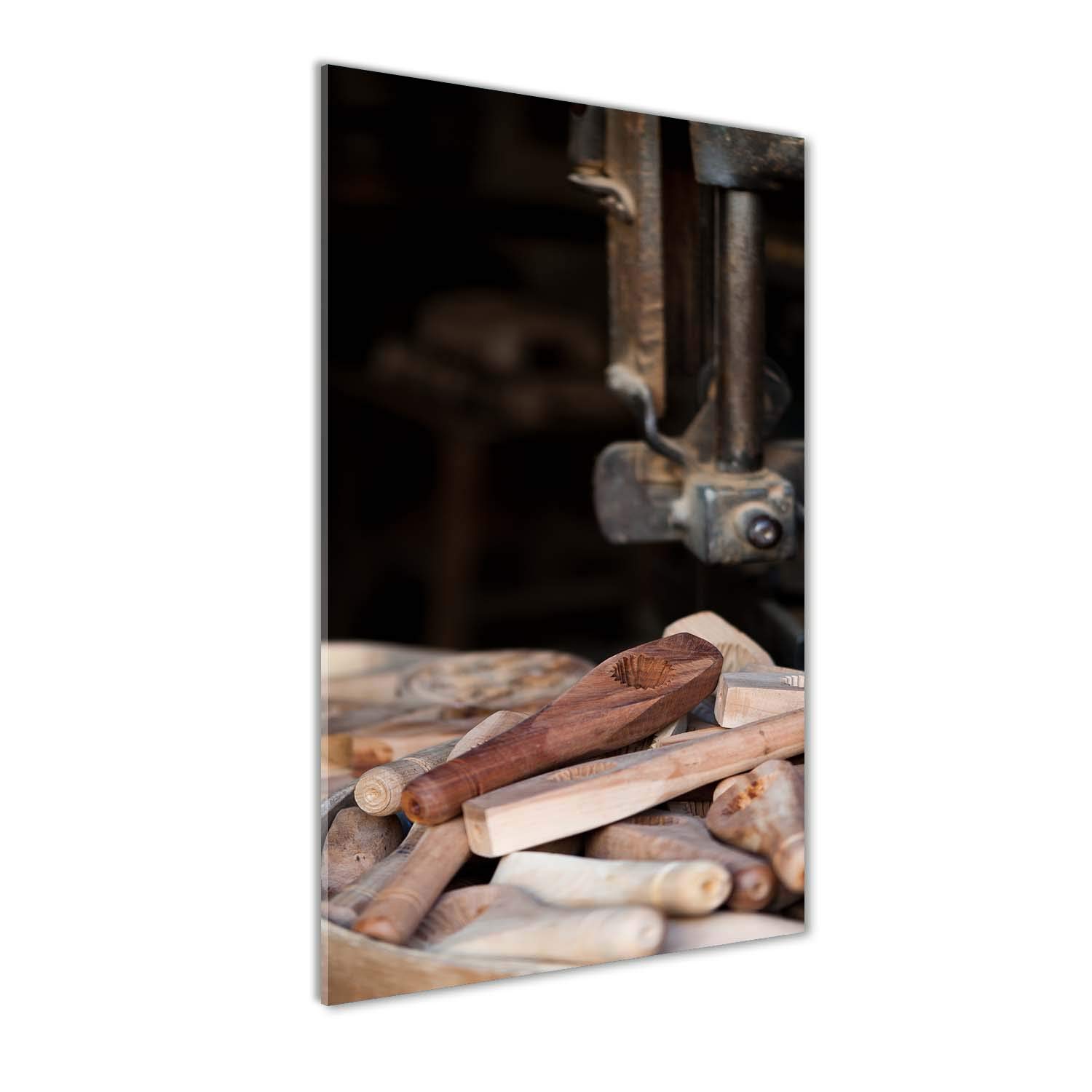 Crédence de cuisine en verre trempé beige 70x140 cm Tulup