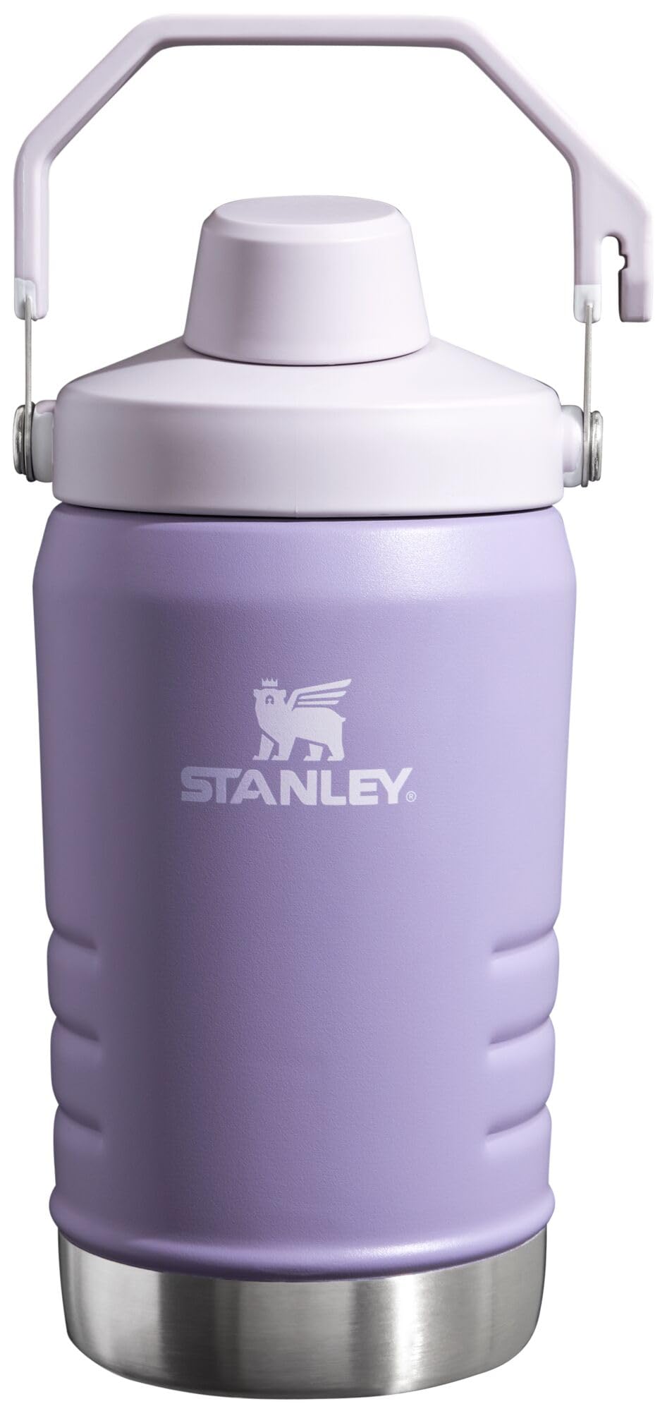 Stanley IceFlow Fast Flow Jug with Handle 40 oz | Twist On Angled Spout Lid | Leakproof for Travel and Sports | Insulated Stainless Steel | BPA-Free |